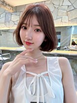 サイン 韓国ボブ 渋谷(SIGN) お洒落なレイヤーカット韓国ボブレイヤーボブ渋谷タッセルボブ