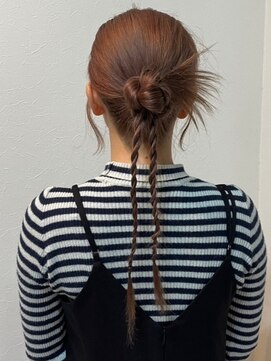 アモレット(amoretto) カチモリ お呼ばれヘア 成人式 ヘアセット 20代 韓国ヘア