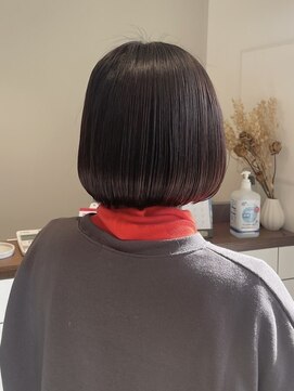 ワンマイル 八潮店(one mile) 30代40代50代◎根元カラー＋メンテナンスカットで整うボブ八潮