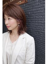 ヘアアンドビューティー クローバー(Hair&Beauty Clover)&nbsp;骨格補正・顔周りリバース×くびれセミディ