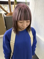 ヘアースタジオ ゼン(hair studio Zen)&nbsp;アンブレラカラー　ペールピンク【木本】