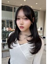 ミンクス渋谷スマートサロン(MINX shibuya smart salon) 柔らかい質感のレイヤーカット赤みを抑えるグレージュカラー
