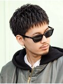 フェード/スペインカール/センターパート/針金パーマ