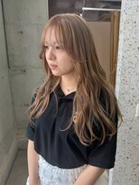 ラニヘアサロン(lani hair salon)&nbsp;ミルクティーベージュ/垢抜けカラー/寒色カラー/透け感カラー/