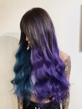 ラピス 渋谷本店(Lapis) 【lapis渋谷】ブルー&パープルツートン