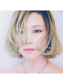 ヘアー アトリエ エゴン(hair atelier EGON) 前上がりワンレンボブ
