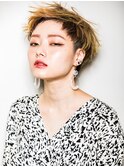 CUFFA】無造作カールデザインカラー大人ボブ東銀座築地新富町