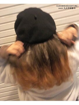 ソーエン バイ ヘッドライト 九大学研都市店(soen by HEADLIGHT) ＊＊＊毛先にオレンジ＊＊＊