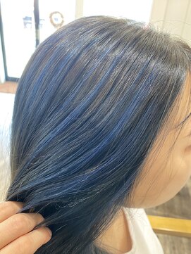 スピニングヘアティアナ(spinning hair Tiana.) 濃紺デニムカラー