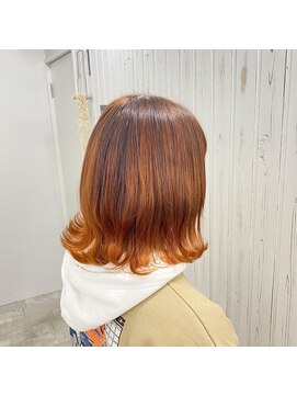 ミューズジャルダン(MUSE jardin) オレンジ*バレイヤージュ