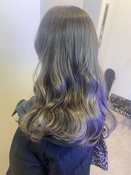 シーン 池袋(scene.) scene.【シーン】【池袋 西口徒歩3分】透け感グレージュ