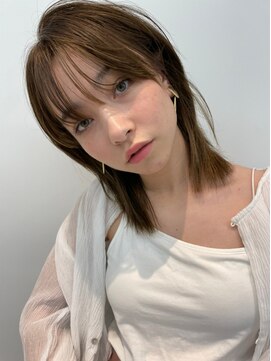 ローウェ 沖縄新都心(Louwe) 切りっぱなしボブ小顔ショート[おもろまち駅/沖縄新都心]