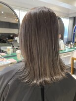 リアン(Lien)&nbsp;Lien☆カーキグレージュ×大人かわいい外ハネボブ