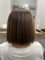 マイン ヘアー クリニック(main hair Clinic) ブリーチの縮毛矯正