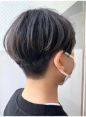 マッシュショート/アースカラー/似合わせカット【向ヶ丘遊園】