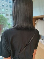 ネイビー(nvy)&nbsp;ブルーブラックボブ