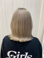 ビス フルール 日暮里店(Vis fleur)&nbsp;外ハネボブ／ハイトーン／ケアブリーチ使用[日暮里/日暮里駅]