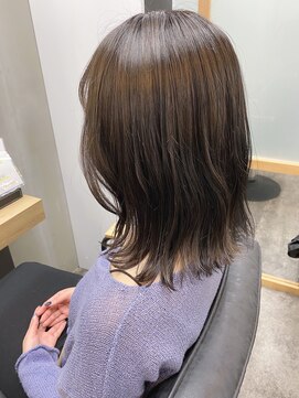 フレーム なんば店(FRAME) 結べるボブ×艶ブラウンベージュ