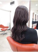 大人美人アッシュブラウン韓国ヘアモテ髪