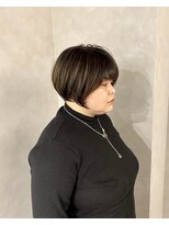 ハルキ ミナト ジャパン オオサカ(HARUKI MINATO japan OSAKA)&nbsp;40代50代小顔似合わせカットくびレイヤーエモージュ大人可愛い