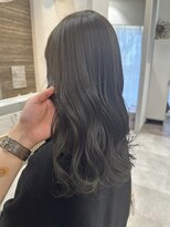 ビスクヘアデザイン(bisq hair design)&nbsp;セミロング/グレージュ/ダークカラー/透明感/艶感/髪質改善