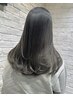 【ツヤ髪フルコース1】縮毛矯正+炭酸+カットカラートリートメント⇒￥15400