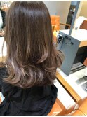 ハイライト×グレージュ