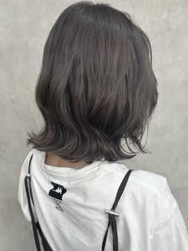 ルノン(LUNON) グレージュカラー/ケアブリーチ/くびれ巻き/韓国