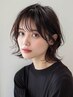 カット+脱白髪染めカラー+白髪ぼかしハイライト　￥16500［下総中山］