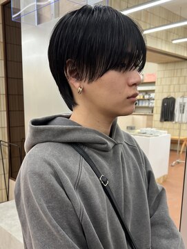 パークレーン アイス イヴェン(park lane ICI yeven) シースルーマッシュシースルーバングメンズカット中性ヘアYUKI