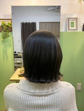 エシカル(ethical) ブリーチなしアディクシーカラー+ケアプロ超音波トリートメント