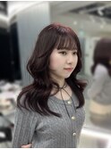 《Kaho》ダブルカラーでピンクブラウン