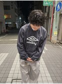 メンズシャドウパーマウルフカットマッシュカット　【GIA】