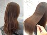 【再来】クセ解消し滑らかに♪カット+酸性ストレート+ヘアエステ+ヘッドスパ