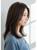 クセ毛対応◎乾かすだけで決まる大人ミディアム