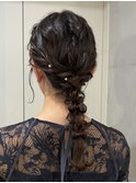 ヘアセット/ヘアアレンジ/結婚式お呼ばれヘア