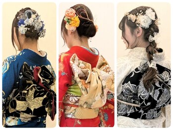 美容室 亜美香の写真/成人式・卒業式ご予約受付中！早朝予約もOK◎(※早朝料金アリ)特別な日をプロの技術で演出いたします★