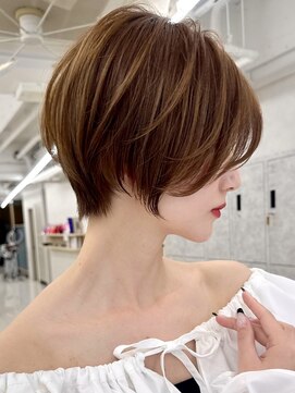エジョン 三鷹店(Aejon) 三鷹吉祥寺顔まわりレイヤー丸みショート小顔美人ボブ前下がり