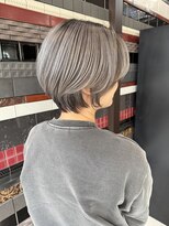 Lyuca 縮毛矯正×ブリーチ×髪質改善【1月5日NEW OPEN（予定）】 ホワイティ/バレイヤージュ／ショート