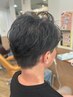【大人男性の定番】清潔感メンズカット+ナチュラルパーマ