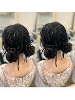 ヘアセットアリエス(aries)&nbsp;ツインお団子