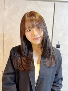 #名古屋#栄#プルエクステ#エクステ#レイヤーカット#ナチュラル