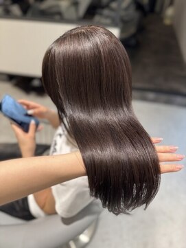 ロンドブルーム 天神大名店(Lond Bloom) ブラウンカラー/ブリーチなしカラー/ヘアアレンジ/福岡天神/20代