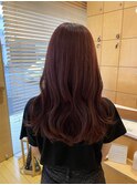 20代30代韓国風ヘア/イルミナカラーピンクブラウン/髪質改善