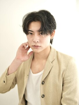 コードライン 彦根店(CODE.LINE) 《CODE.LINE》ニュアンス ルーズパーマ毛流れメンズビジネスヘア