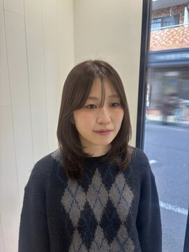 ビューバイネオリーブ 用賀店(Beau'r by neolive) ストレートパーマ縮毛矯正ダークパープル夏ミルクブラウン[用賀]