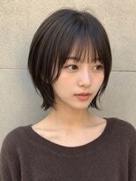 フレイムス ヘア アンド リラックス 高崎駅西口店(Frames hair&relax)&nbsp;シースルーバングネオウルフハッシュカット20代30代40代