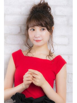 アジールヘア 池袋東口店(agir hair) ゆるっとおだんごスタイル【池袋】【池袋東口】【池袋駅１分】