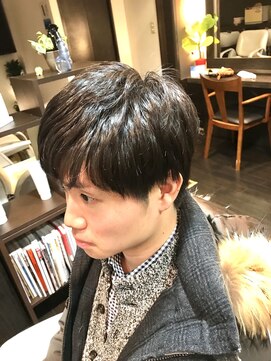 オムヘアーバイグルーマーズ(HOMME HAIR by GROOMER/S) #爽やかショート #直毛の方へ #シークレットパーマ #Homme2櫻井