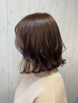 ヘアー リードレス(hair Re:dress) 10代20代30代ニュアンスマロンベージュ外はね結べるボブ